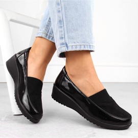 Zapatos cómodos sin cordones para mujer con banda elástica, negro T.Sokolski J23-323 4