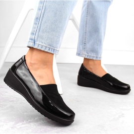 Zapatos cómodos sin cordones para mujer con banda elástica, negro T.Sokolski J23-323 5