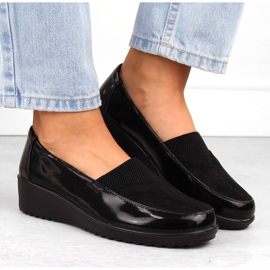 Zapatos cómodos sin cordones para mujer con banda elástica, negro T.Sokolski J23-323 6