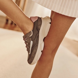 Marco Shoes Zapatillas deportivas femeninas oliva gris 6