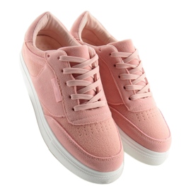 Deportivas mujer ante rosa NB172 Rosa blanco 2