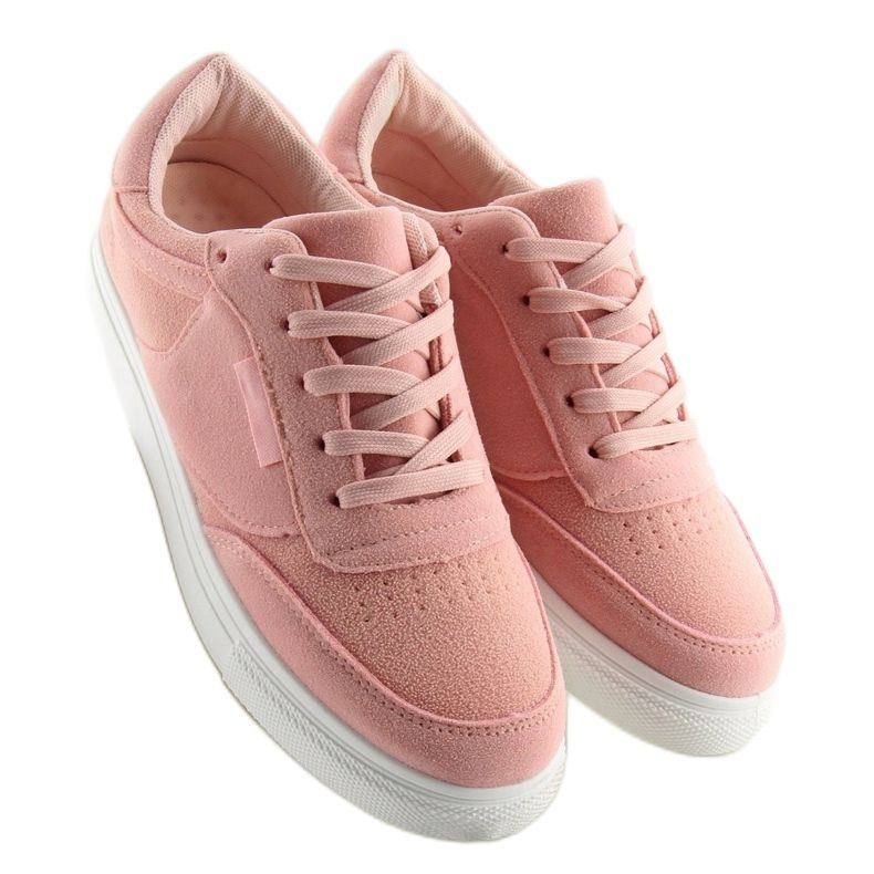 Deportivas mujer ante rosa NB172 Rosa blanco 2
