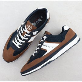 Zapatos deportivos masculinos casuales azul marino azul bugatti rr153131 4