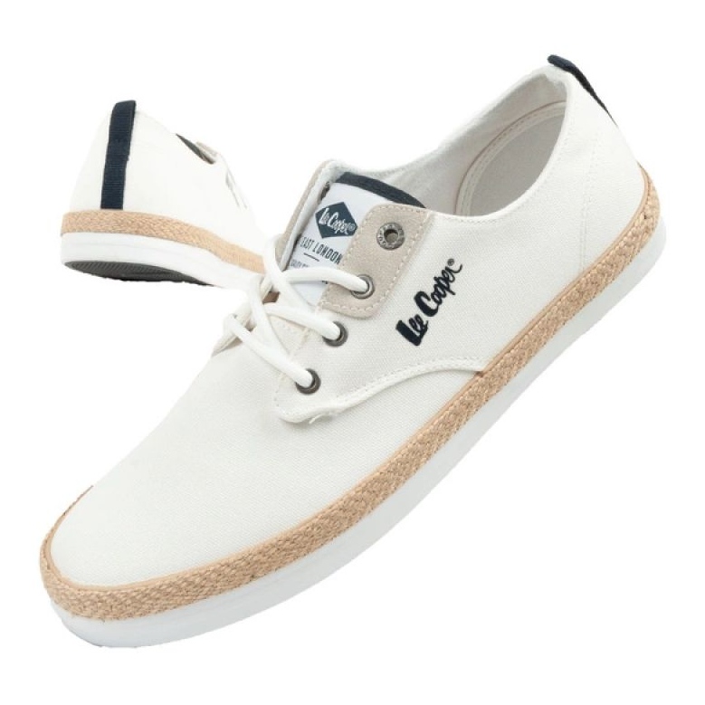 Lee Cooper LCW-25-02-3252M zapatos zapatillas de zapatillas blanco 1