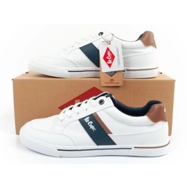 Lee Cooper LCW-25-02-3244M zapatos zapatillas de zapatillas blancas blanco 9