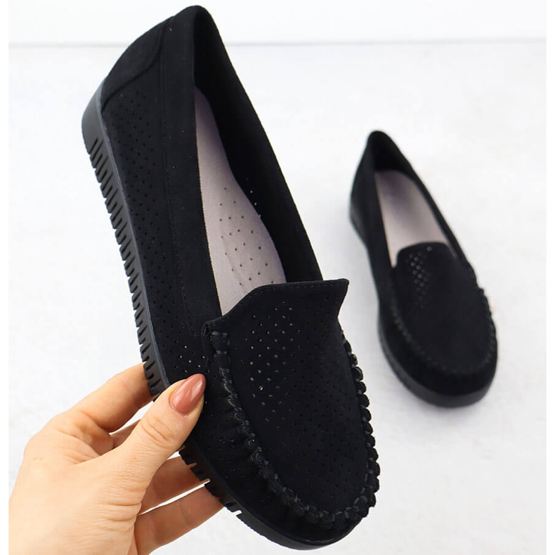 Mocasins abrework looms negros potocki 25-11316 1