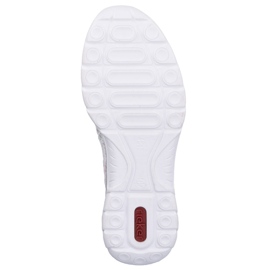 Zapatos deportivos femeninos abiertos rieker blancos l3252-90 3