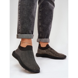 S.Barski Zapatos deportivos femeninos atacados con TW121 decoración negra negro 2