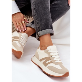 Zapatillas Deportivas Mujer con Plataforma, Beige 6