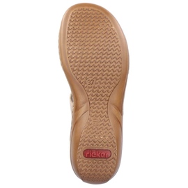 Cómodas chanclas Rieker RKR681 beige 13