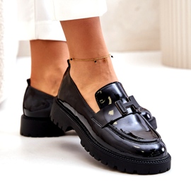 Vinceza 62187 mocasines lacados negro 2