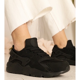 Zapatillas de deporte de zapatillas negras negro 2