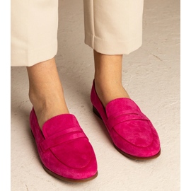 Mocasines clásicos de mujer rosa rosado 4