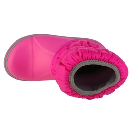 Botas de nieve para niñas Crocs Boot de invernada 14613-6TR rosado 1