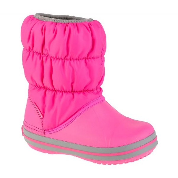 Botas de nieve para niñas Crocs Boot de invernada 14613-6TR rosado 3 Botas de nieve para niñas Crocs Boot de invernada 14613-6TR rosado 3