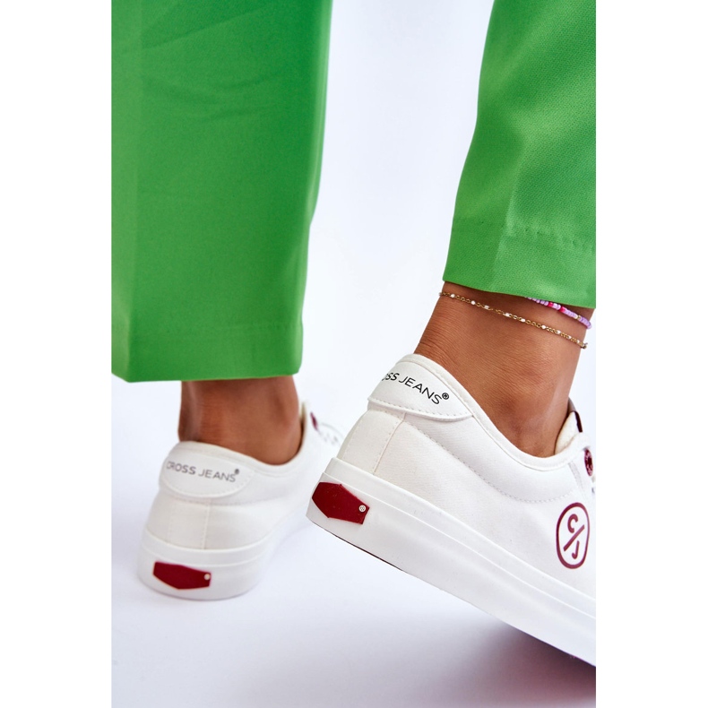 Deportivas Mujer Cross Jeans Tejido LL2R4043 Blanco 5