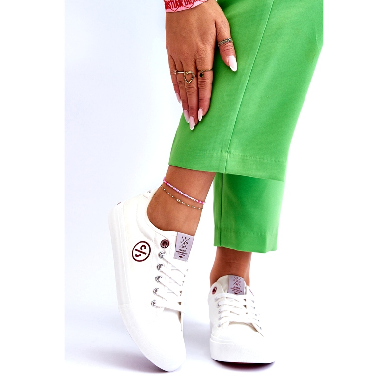 Deportivas Mujer Cross Jeans Tejido LL2R4043 Blanco 3