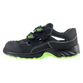 Zapatos de trabajo de velcro urgente 350/s1 negro 3