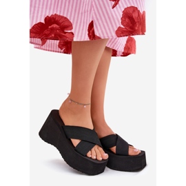 Flip Flip Flip Flip en Wedge y Platform Black negro 1