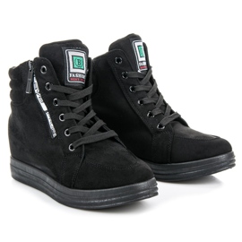 Deportivas de ante negro 4