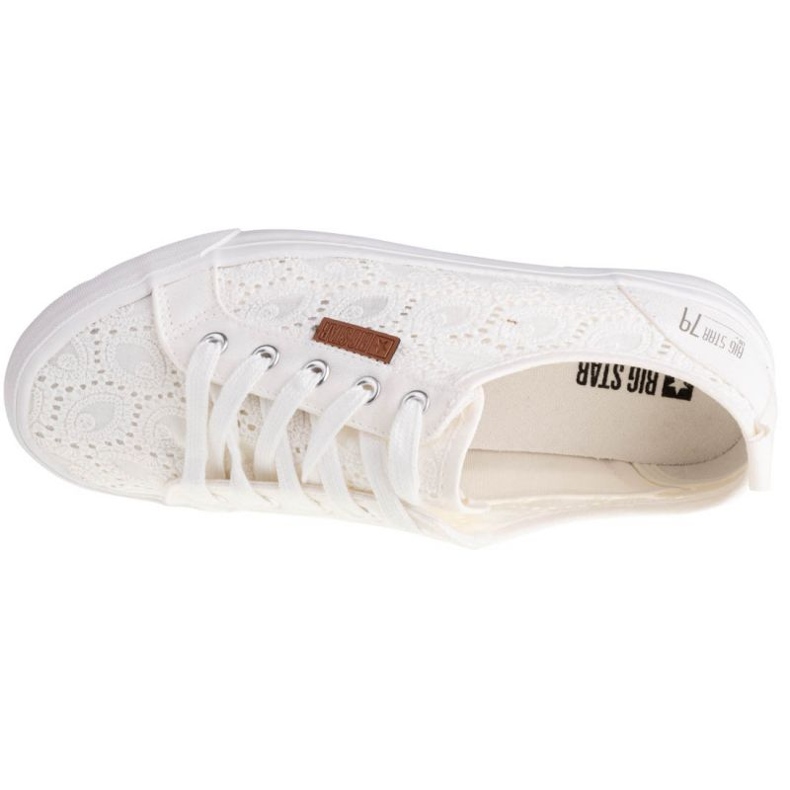 Zapatillas de encaje Big Star W274925 blanco 5