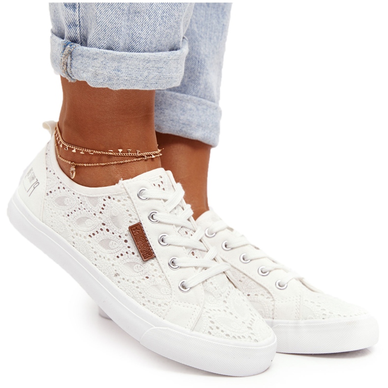 Zapatillas de encaje Big Star W274925 blanco 3