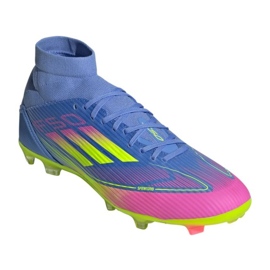 Adidas F50 League FG/MG Mid Ji0436 Fútbol Zapatos azul 1