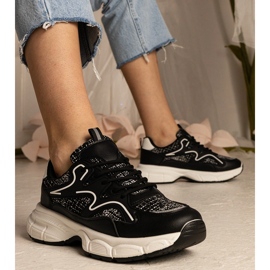 Zapatillas de deporte de zapatillas negras negro 2