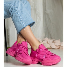 Zapatillas de deporte deportivo masivo de mujeres rosadas rosado 4