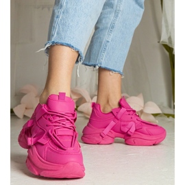 Zapatillas de deporte deportivo masivo de mujeres rosadas rosado 5