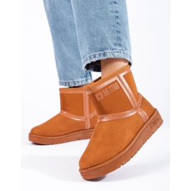 Botas de nieve marrones para mujer Big Star KK274612B marrón 2