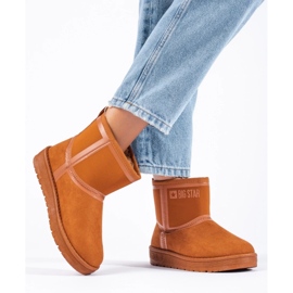 Botas de nieve marrones para mujer Big Star KK274612B marrón 3