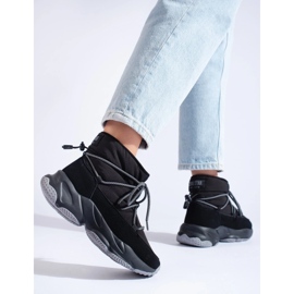 Botas de nieve negras para mujer Big Star KK274274 negro 2 Botas de nieve negras para mujer Big Star KK274274 negro 2