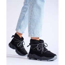Botas de nieve negras para mujer Big Star KK274274 negro 3