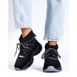 Botas de nieve negras para mujer Big Star KK274274 negro 1