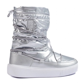 Botas de nieve con aislamiento plateado para mujer Big Star KK274195 plata 1