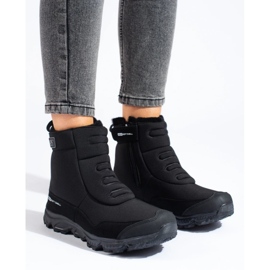 Zapatillas trekking mujer con cremallera DK negro 3