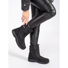 Botas de nieve ligeras de mujer en color negro 2