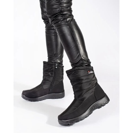 Botas de nieve ligeras de mujer en color negro 3
