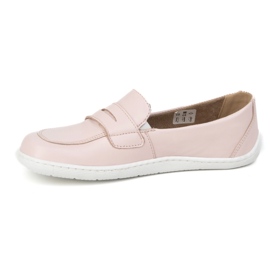 Olivier Barefoot elegante mocasines de cuero minimalista de mujeres 1280 PODVO PINK rosa 1