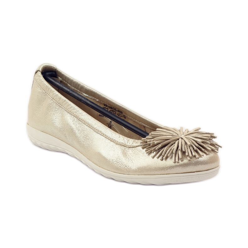 Bailarinas Caprice para mujer 22116 amarillo 1