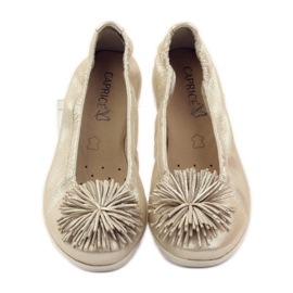 Bailarinas Caprice para mujer 22116 amarillo 4