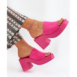 Flip Flip Flip Flip en el pilar y la plataforma Fucsia rosado 5