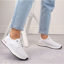 Deportivas Filippo W PAW505 de piel blanco 3