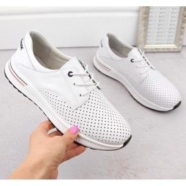 Deportivas Filippo W PAW505 de piel blanco 4