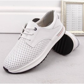 Deportivas Filippo W PAW505 de piel blanco 6