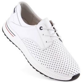 Deportivas Filippo W PAW505 de piel blanco 7