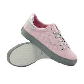 Big star 274054 zapatillas atadas gris rosado 3
