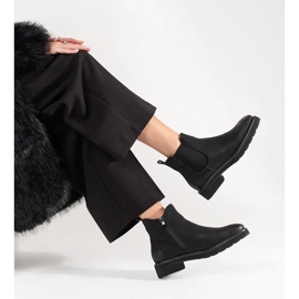 Botas negras clásicas de Sergio Leone negro 4