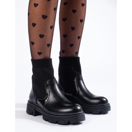 Botas sin cordones negro 3